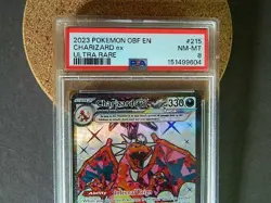Pokemon Charizard EX 215/197SV03: Obsidian Flames PSA 8 - Image 2