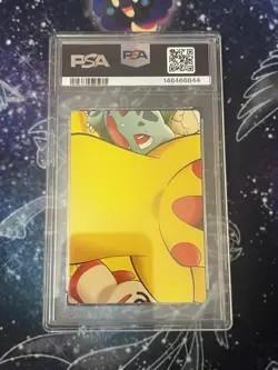 Japanese Pokemon 2005 Bandai Zukan Pokepark Mudkip, Psyduck, Slowpoke ++ PSA 10 - Image 2