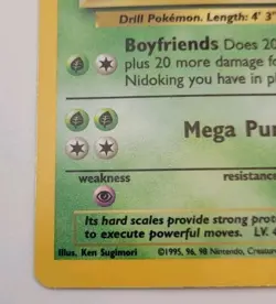 Pokemon TCG Nidoqueen Jungle 7/64 Holo Unlimited Holo Rare - Image 3