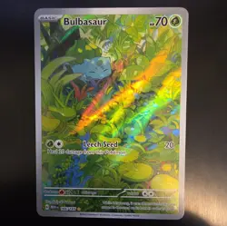 The Pokemon Company Bulbasaur 166/165 SV 151 Illustration Rare Full Art Holo - Image 1