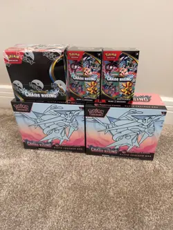 Chaos Rising Bundle | 2x Pokemon Centre ETB | 2x BOOSTER BUNDLE | 1x BOOSTER BOX - Image 1