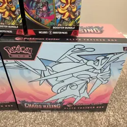 Chaos Rising Bundle | 2x Pokemon Centre ETB | 2x BOOSTER BUNDLE | 1x BOOSTER BOX - Image 5