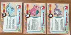1999 Topps Pokemon TV Series 1 Nidorina30 Nidoran Male32 Nidoking34 Lot Non-Foil - Image 2