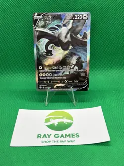 Pokemon Lugia V 186/195 Silver Tempest Alternate Art Holo Damaged - Image 1