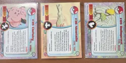 1999 Topps Pokemon Clefairy 35 Ninetales 38 Bellsprout 69 Blue Logo Non-Foil Lot - Image 2