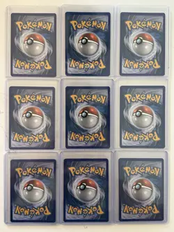 Pokemon Pikachu World Collection 2010 PW English Back Set of 9 - Image 2