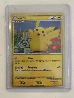 Pokemon Pikachu World Collection 2010 PW English Back Set of 9 - Image 3