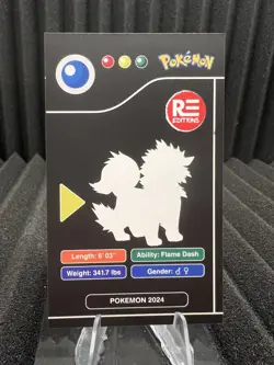Arcanine #59 - Pokedex Black Kanto 2024 - Pokemon Card NM - Image 2