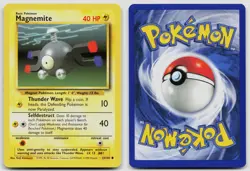 MAGNEMITE 53/102 COMMON BASE SET UNLIMITED POKEMON LP - Image 3