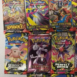 Pokemon Mega Evolution Packs Mixed Lot x11 - Image 2