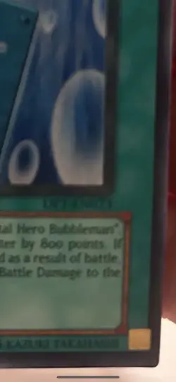 Yu-Gi-Oh! TCG Bubble Blaster 1st Edition DP1-EN023 Super Rare slight damage - Image 5