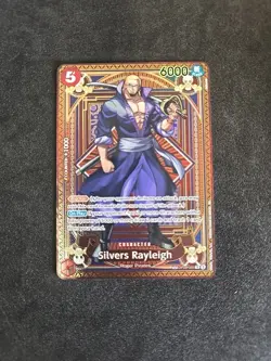 Silvers Rayleigh OP09-005 SP A Fist of Divine Speed OP-11 SR One Piece TCG - Image 1