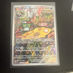 Pokemon TCG Brute Bonnet Holo Card Paradox Rift 207/182 Illustration Rare - Image 1