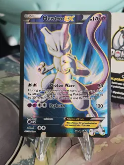 Mewtwo EX 157/162 Breakthrough XY Full Art Ultra Rare POokemon TCG Card VLP - Image 1