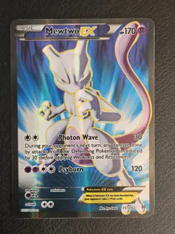 Mewtwo EX 157/162 Breakthrough XY Full Art Ultra Rare POokemon TCG Card VLP - Image 2