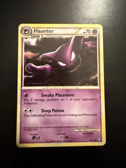 Haunter 35/102 Triumphant Pokemon Card Non-Holo LP - Image 1