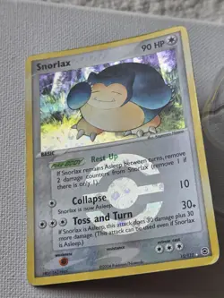 Snorlax EX FireRed LeafGreen Reverse Holo Rare 15/112 2004 LP Pokemon Card - Image 2