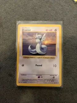 Pokemon TCG Dratini 026/102 Base Set Shadowless Regular Card - Image 1