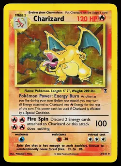 Charizard 3/110 Holo Rare Legendary Collection Pokemon Card - Image 1