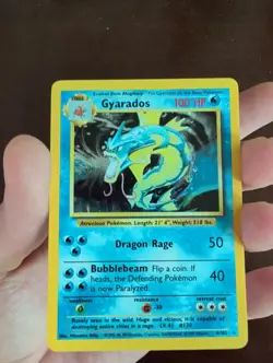 Pokemon Gyrados Holo Rare Card 6/102 1999 Base Set - Image 1