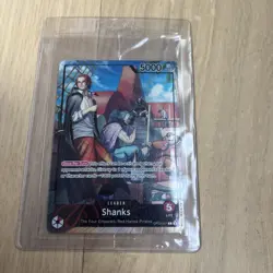 One Piece Shanks Leader Promo Card PSA Magazine Exclusive, OP09-001, Sealed - Image 1