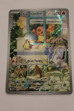 Charmander 044 Sv: Scarlet & Violet Promo Cards Holo - Bent on corner - Image 1