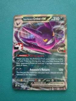 Team Rocket's Crobat ex 122/182 Prize Pack Series Cards Holo - Image 1