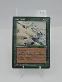 Pale Bears LP Ice Age 1995 MTG Magic the Gathering Card TCG - Image 2