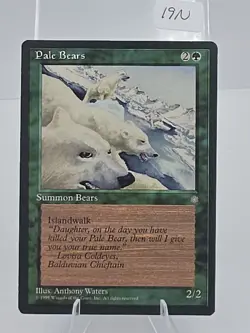 Pale Bears LP Ice Age 1995 MTG Magic the Gathering Card TCG - Image 4