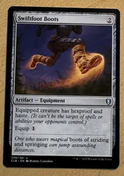 MTG SWIFTFOOT Boots Card, Baldur’s Gate - Image 1