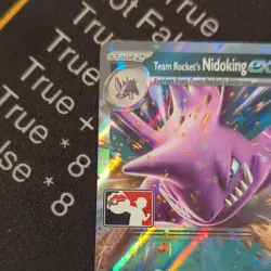 Team Rocket's Nidoking ex 119/182 Prize Pack Series Cards Holo Pack Fresh - Image 2