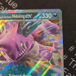 Team Rocket's Nidoking ex 119/182 Prize Pack Series Cards Holo Pack Fresh - Image 3