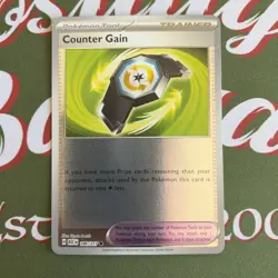 186/217 Counter Gain : Reverse Holo Card : Pokemon Ascended Heroes NM Pack Fresh - Image 1