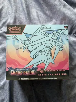 Chaos Rising Pokemon Center ETB Elite Trainer Box IN HAND - Image 1