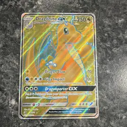 The Pokemon Company Dragonite GX Full Art Holo Ultra Rare 67/70 Dragon Majesty - Image 1