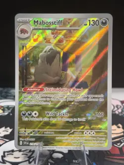 Pokemon TCG: SV01 Scarlet & Violet Base Set - Mabosstiff IR 218/198 - NM+ - Image 1