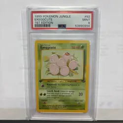 1999 Pokemon Jungle 1st Edition Exeggcute 52/64 PSA 9 - Image 1