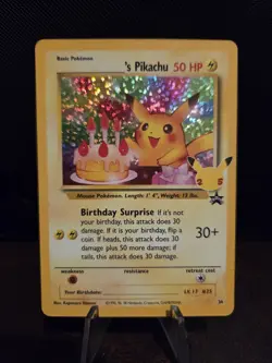 Pokemon TCG Birthday Pikachu 25th Anniversary Celebrations 24/25 🌟PACK FRESH🌟 - Image 1