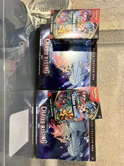 Pokemon TCG Chaos Rising Pokemon 2 ETB’s 2 Booster Bundles New Factory Sealed! - Image 2