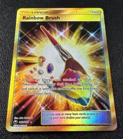 Pokemon Rainbow Brush Secret Rare Full Art Holo 182/168 Celestial Storm - Image 2