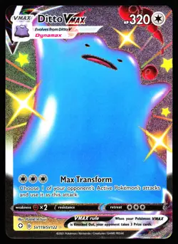 DITTO VMAX SV119/SV122 HOLO VMAX RARE SHINING FATES SHINY VAULT POKEMON NM - Image 1