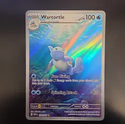 Pokemon TCG Wartortle 171/165 SV Scarlet & Violet 151 Illus Rare Holo English - Image 1