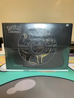 Pokemon TCG Sword & Shield Zacian ETB Elite Trainer Box Plus Factory Sealed - Image 1