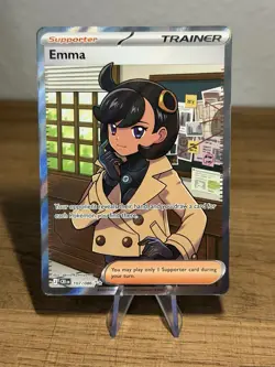 Nintendo Emma Trainer-Supporter 107/086 CRI Foil Pokemon TCG 2026 - Image 1