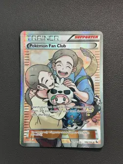 Pokemon Fan Club (106 Full Art) 106/106 Flashfire Holo - Image 1