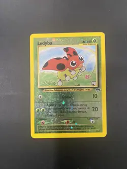 Pokemon Southern Islands Ledyba 07/18 Reverse Holo Promo 2001 English *Vintage* - Image 1