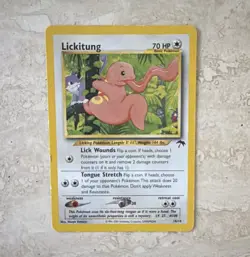 Pokemon TCG Lickitung 16/64 Jungle Unlimited Regular Common 70 HP English 1999 - Image 1