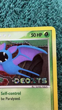Zubat 83/107 EX Deoxys Stamped Reverse Holo Pokemon TCG 2005 - Image 3