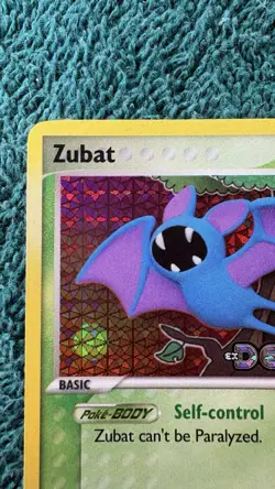 Zubat 83/107 EX Deoxys Stamped Reverse Holo Pokemon TCG 2005 - Image 4