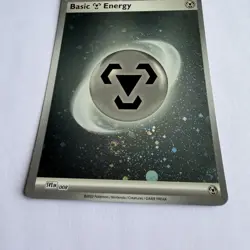 Pokemon TCG 151 Cosmos Holo Metal Steel Energy 008 *3 Swirls* Pack Fresh / NM - Image 3